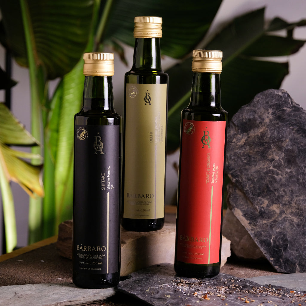 Kit 3 aceites saborizados 250ml