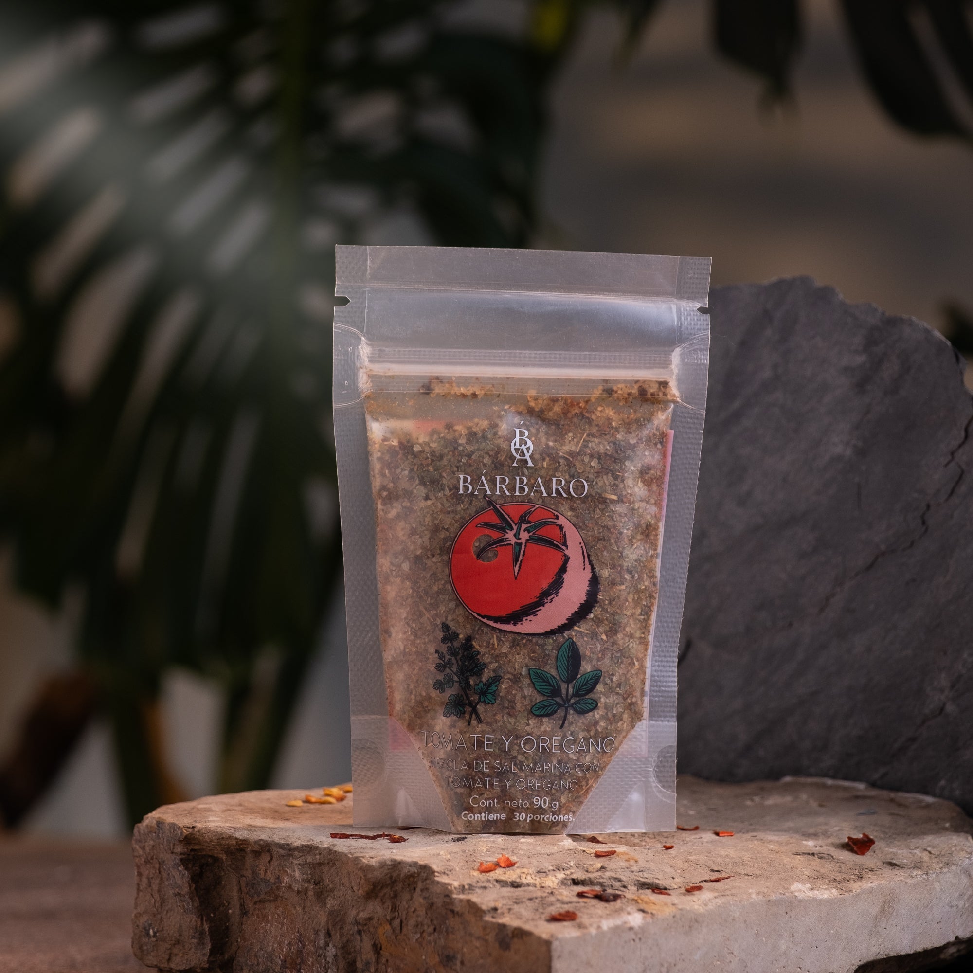 Sal marina Tomate y orégano 90g