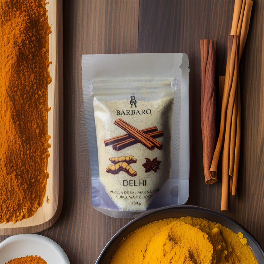 Kit 3 × Sal marina Delhi (130 g c/u)