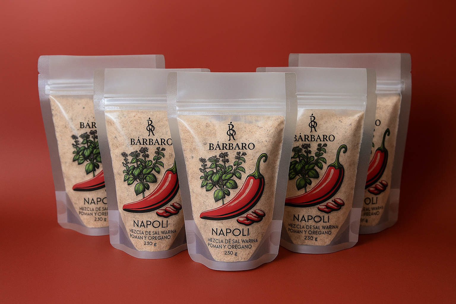 Sal marina Napoli 130g x 5 unidades