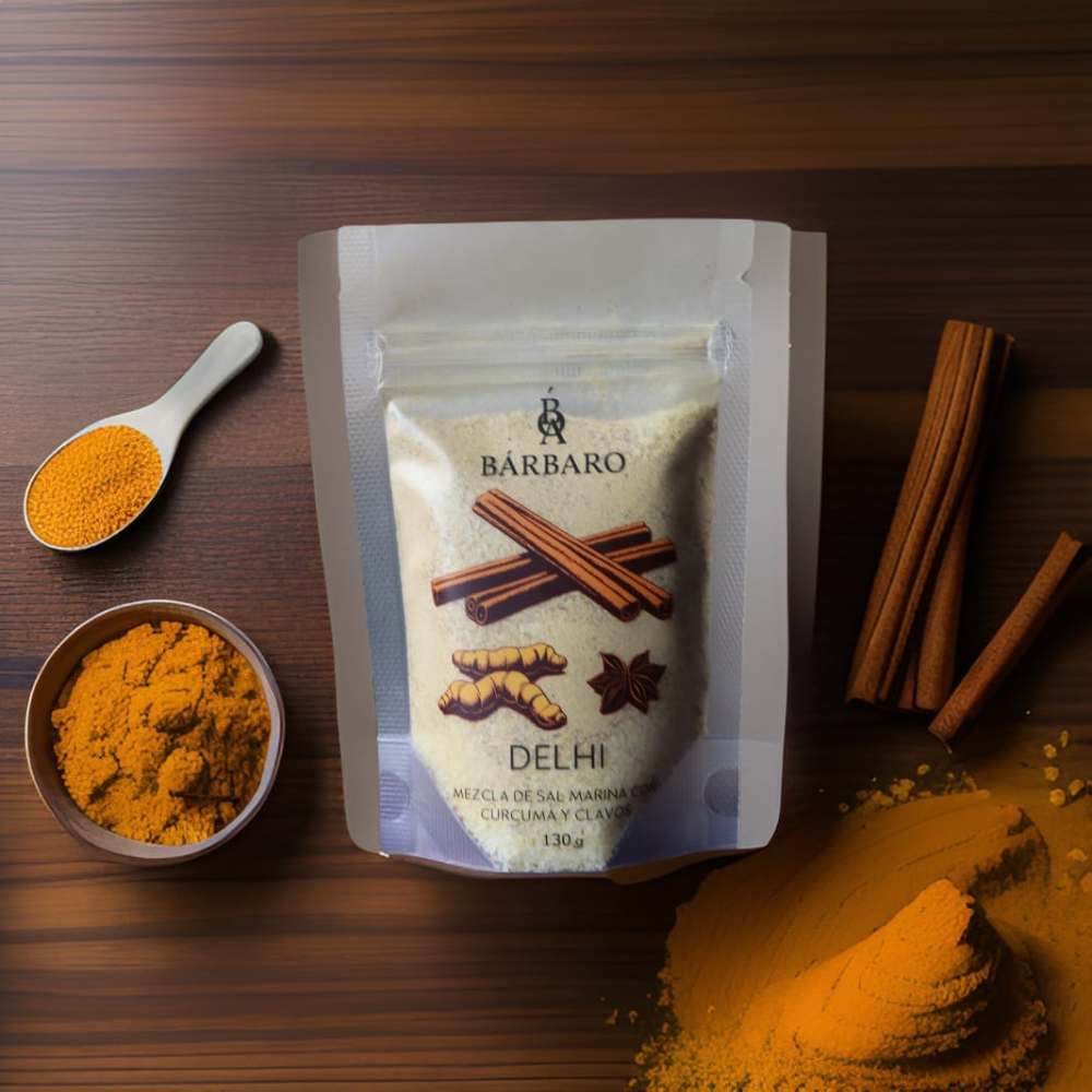 Kit sal marina saborizada, 6 variedades 2x90g, 1 x110g y 3x130g.