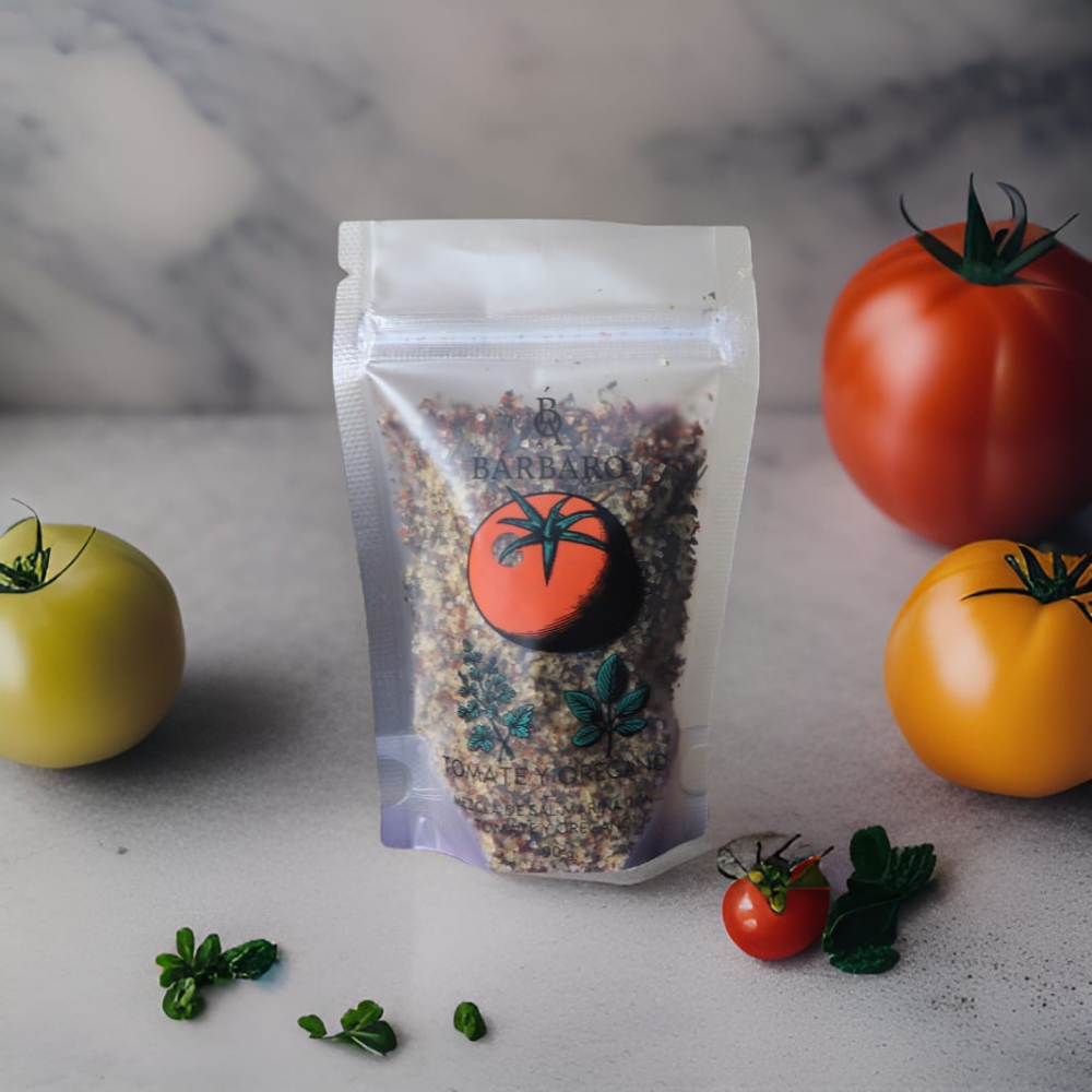 Sal marina Tomate y orégano 90g